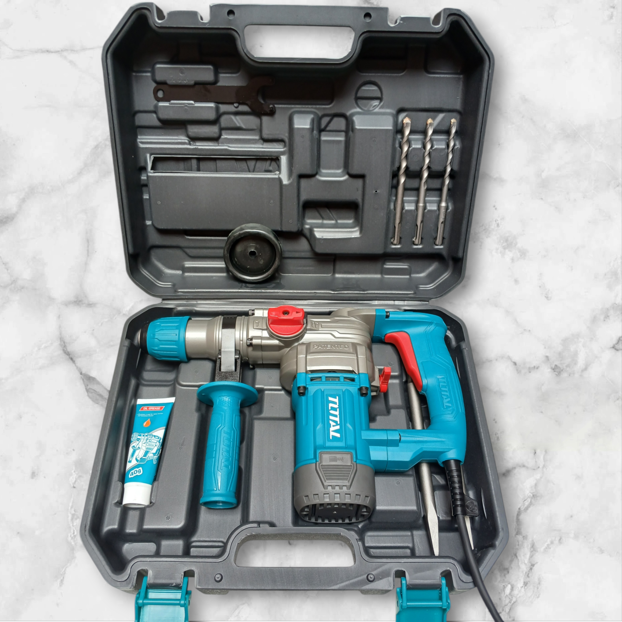 🔨 Rotomartillo TOTAL 1050W – Fuerza y precisión para trabajos exigentes 🔨