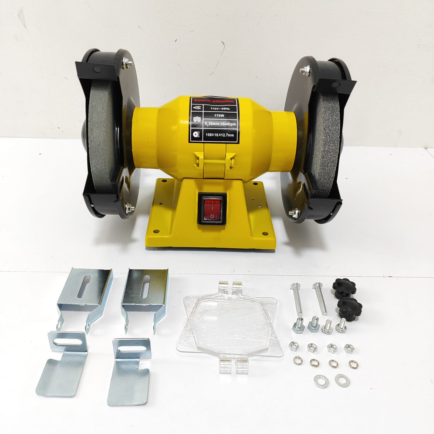 ⚙️ Esmeril de Banco Profesional 150mm 170W – Potente y Estable